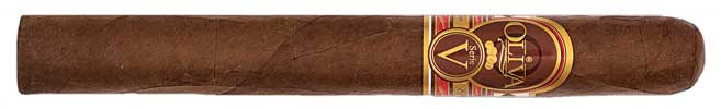 Oliva Serie V, premium hand-rolled cigar with rich wrapper and elegant band.