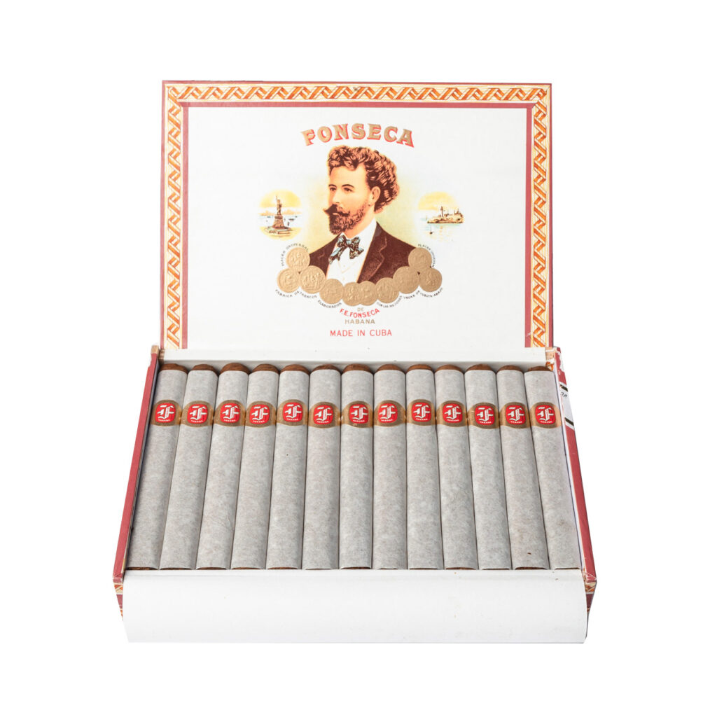 Fonseca cigars, Cuban origin, elegant presentation.