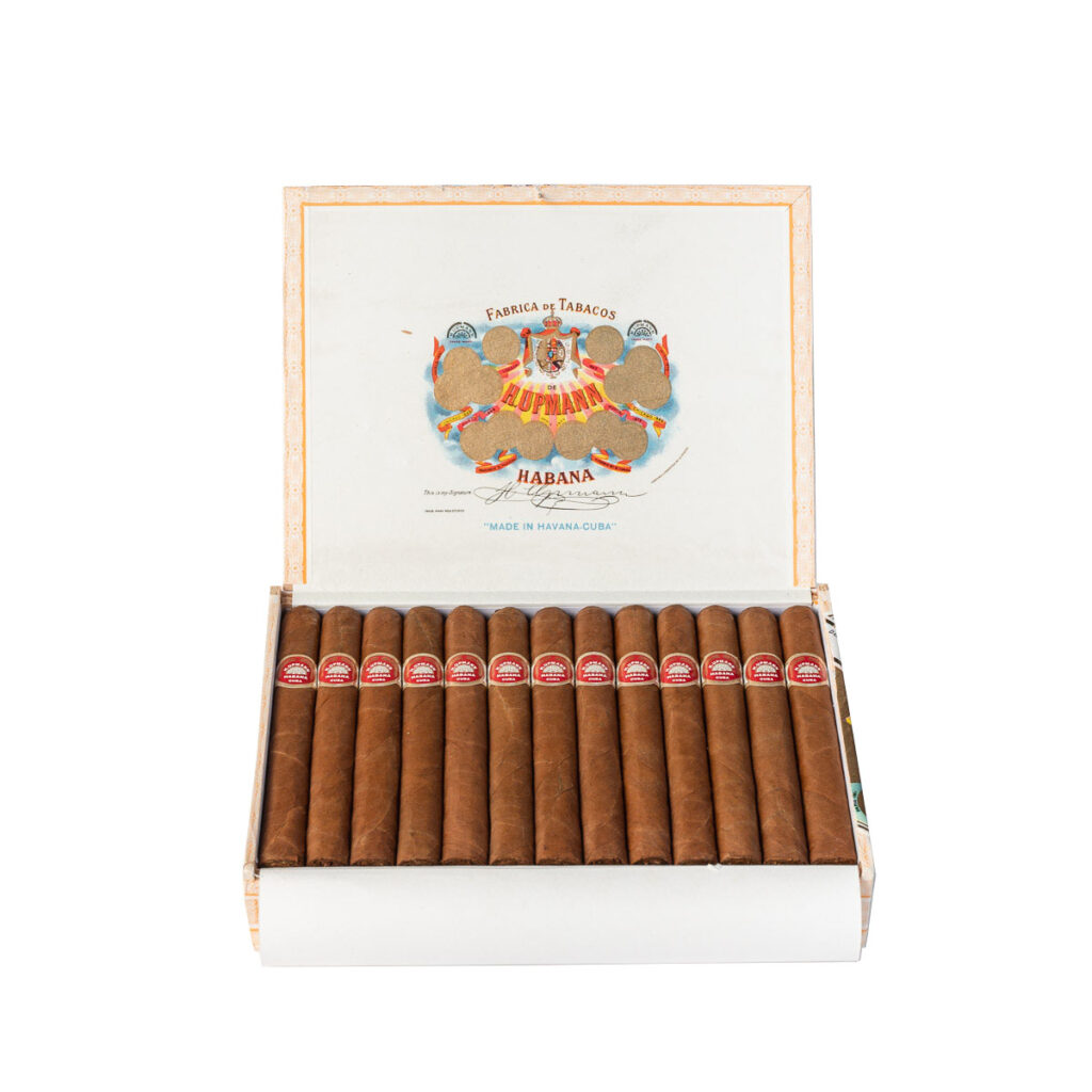 H. Upmann cigars in an elegant, classic presentation box.