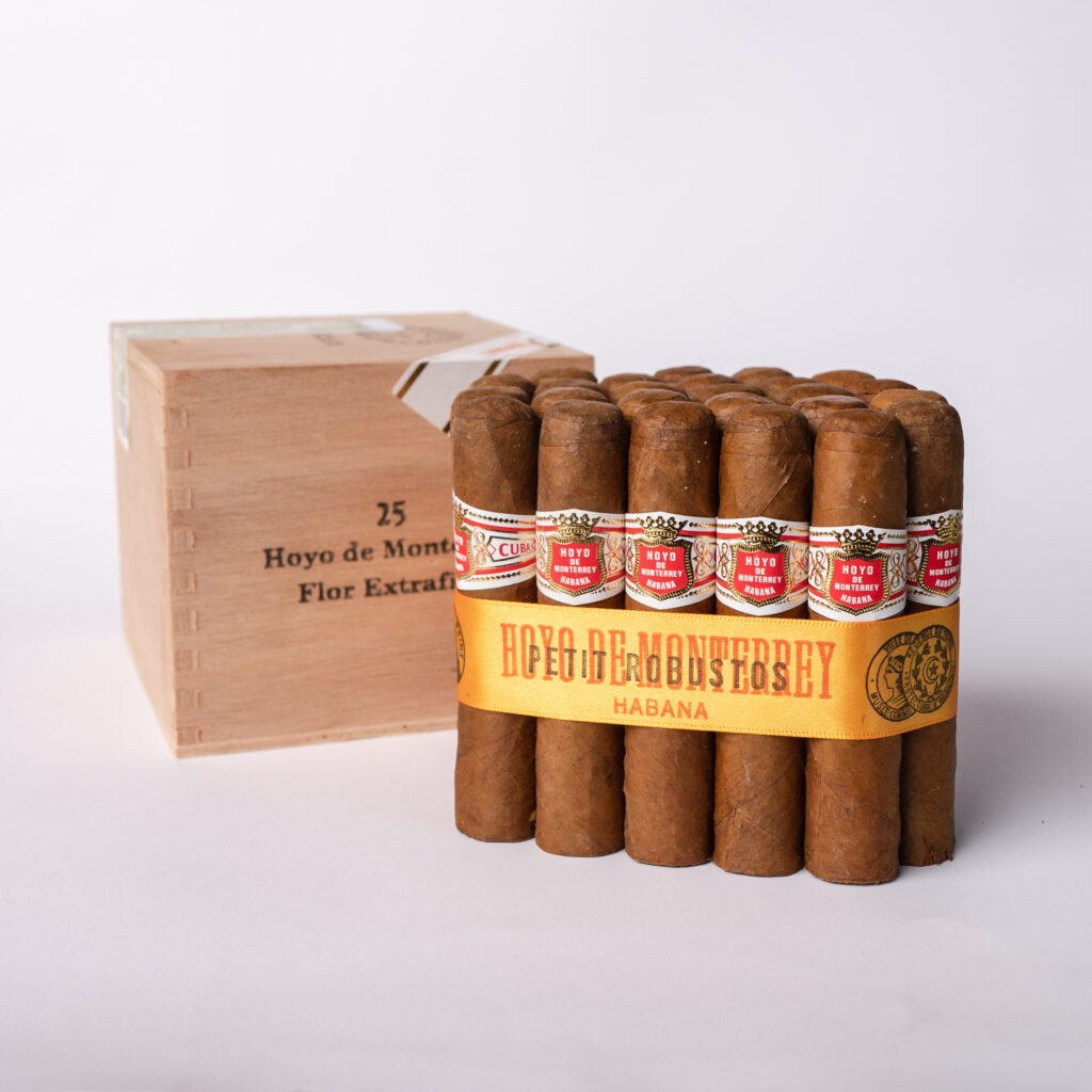 Hoyo de Monterrey Habana cigars with elegant box packaging.