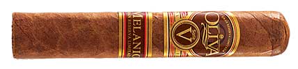 Oliva Serie V Melanio Maduro, premium robusto cigar with a rich, textured wrap.