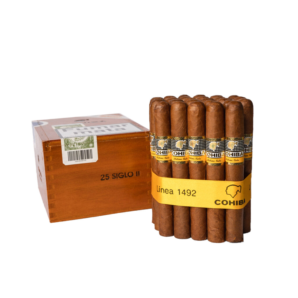Cohiba Linea 1492 Siglo II, premium cigars in a luxury box.
