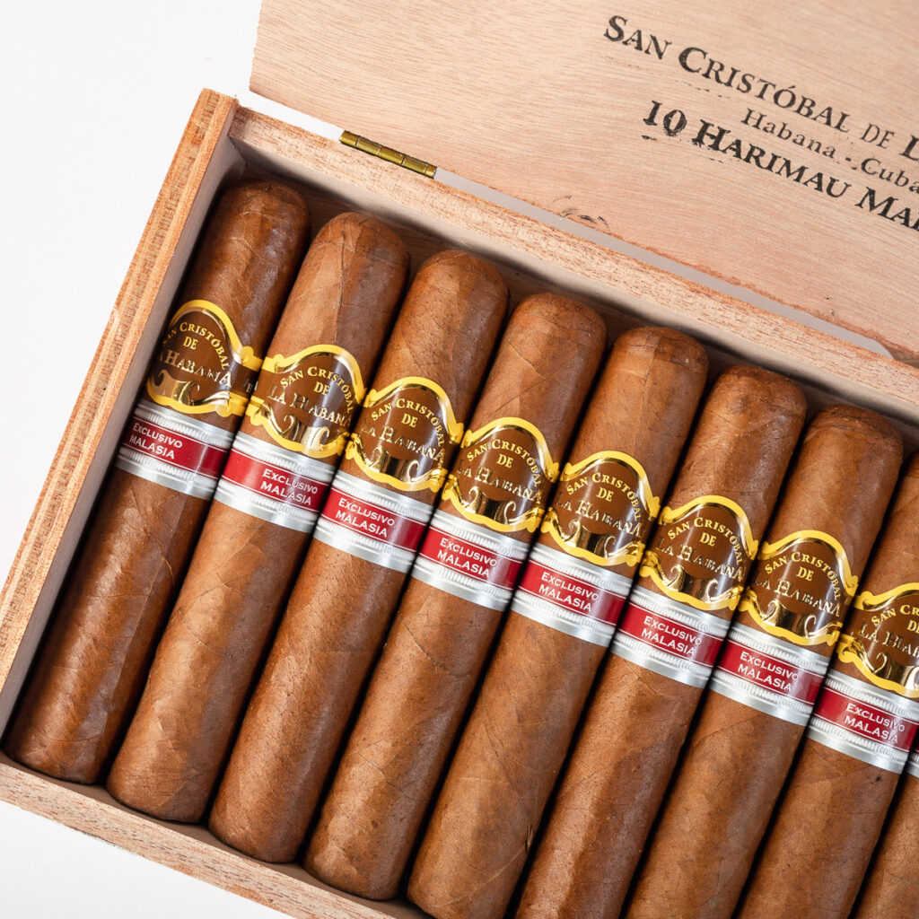 San Cristóbal De La Habana cigars, Exclusivo Malaysia edition, elegant presentation.