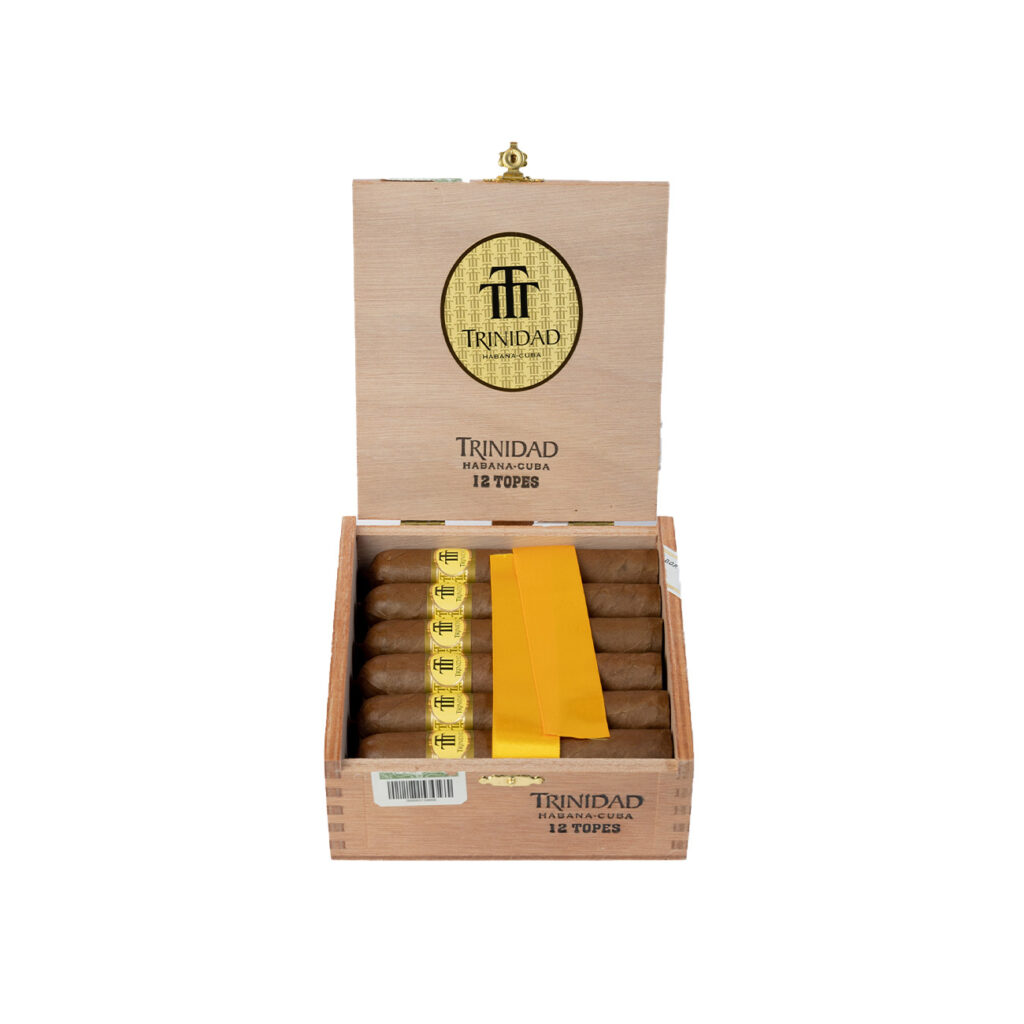 Trinidad Habana-Cuba cigars, elegant box presentation.